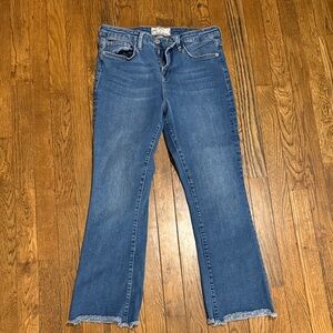 Free People Blue Ankle Jeans